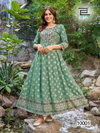 Encounter Vol 10 By Blue Hills Foil Printed Long Anarkali Kurtis Wholesale Shop In Surat